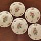 5 assiettes à cake "Réverbère fin" KG Lunéville