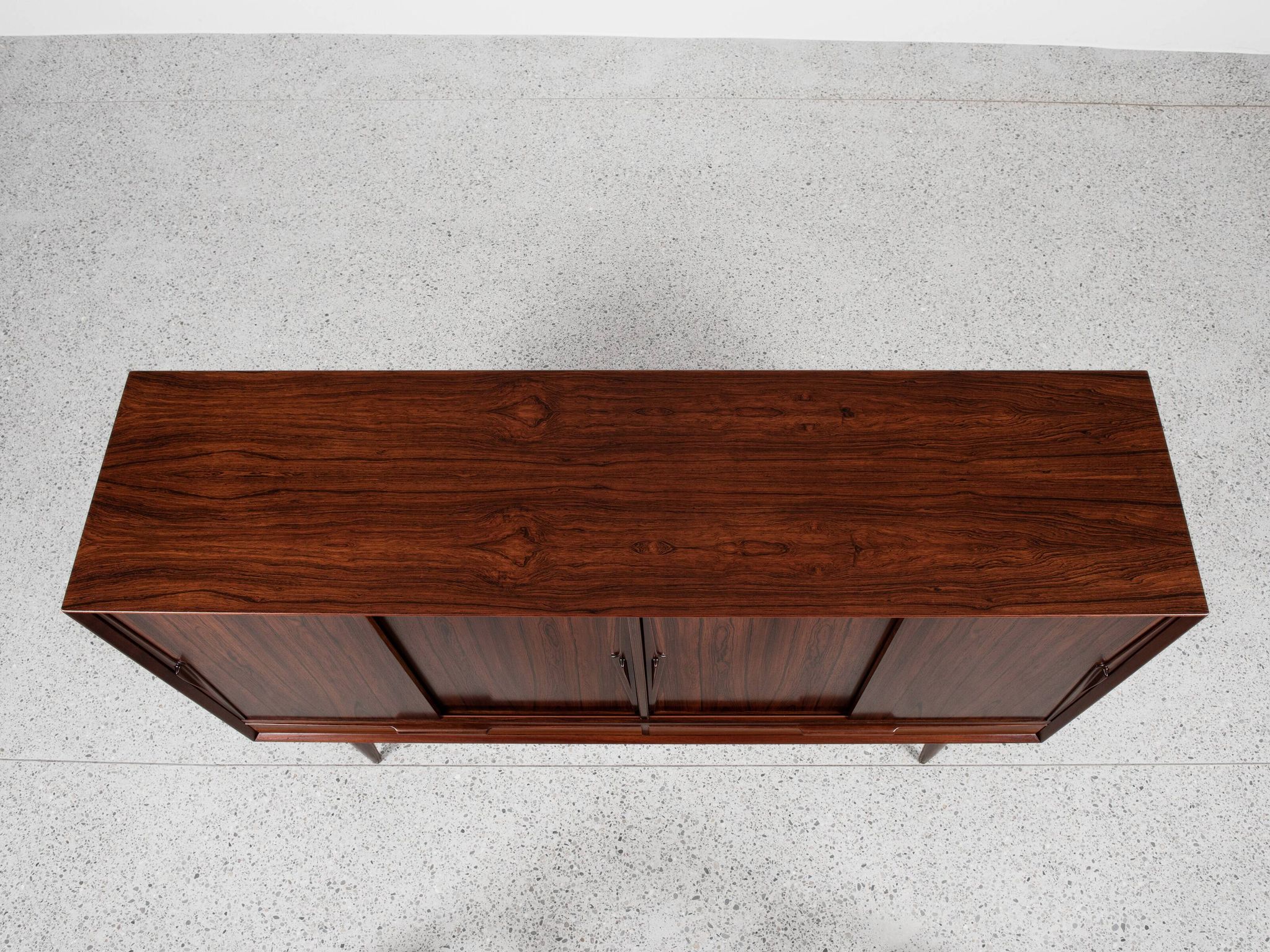 Midcentury Danish highboard Model 13 in rosewood by Omann Jun 1960s