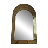 Brass mirror by Frankie d'Homborchveld, unique piece, 60 x 35 cm