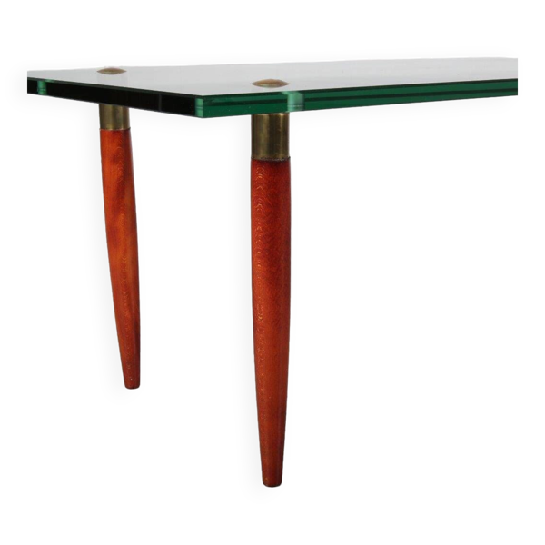 Table Basse Attribuée à Fontana Arte, Italie 1950