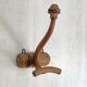 Patère en bois courbé vintage 50's