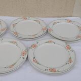10 Villeroy & Boch vitro porcelain plates Miami model diam 23 cm