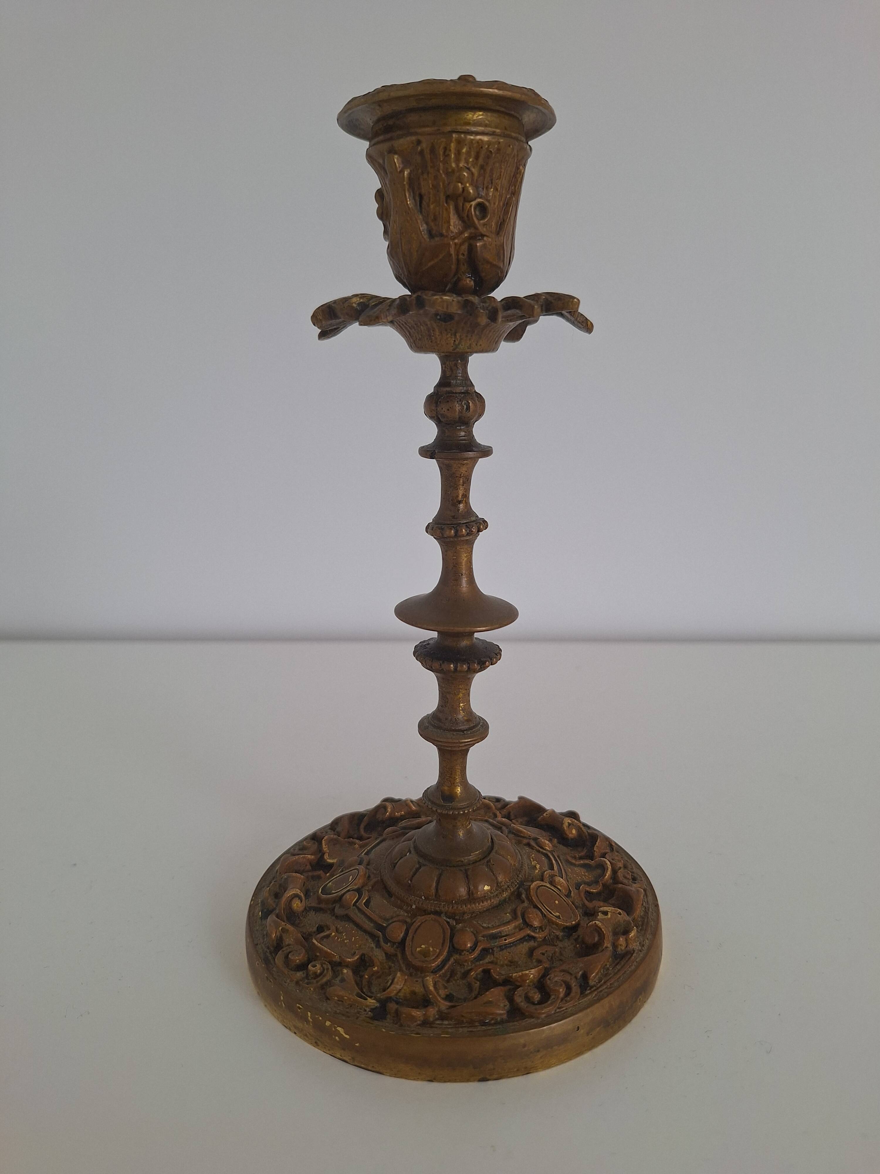 Baroque candle holder