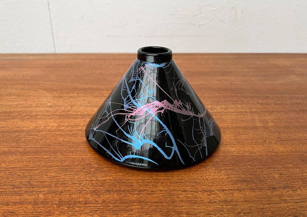 Postmodern West German pottery vase by Steuler, 1980s.