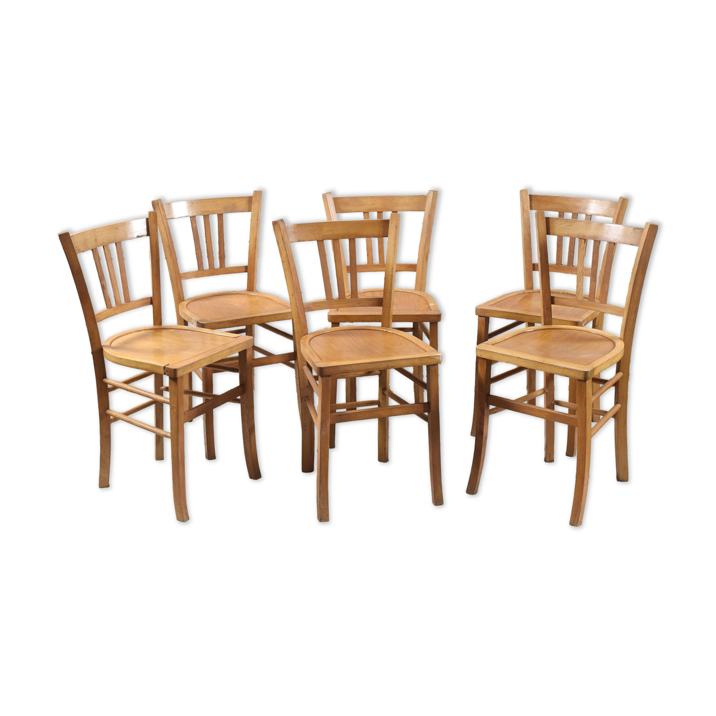 6 Luterma bistro chairs from the 1950s-60s