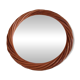 Vintage rattan mirror