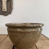 Salad bowl, 6 ramekins signed F. Baudat