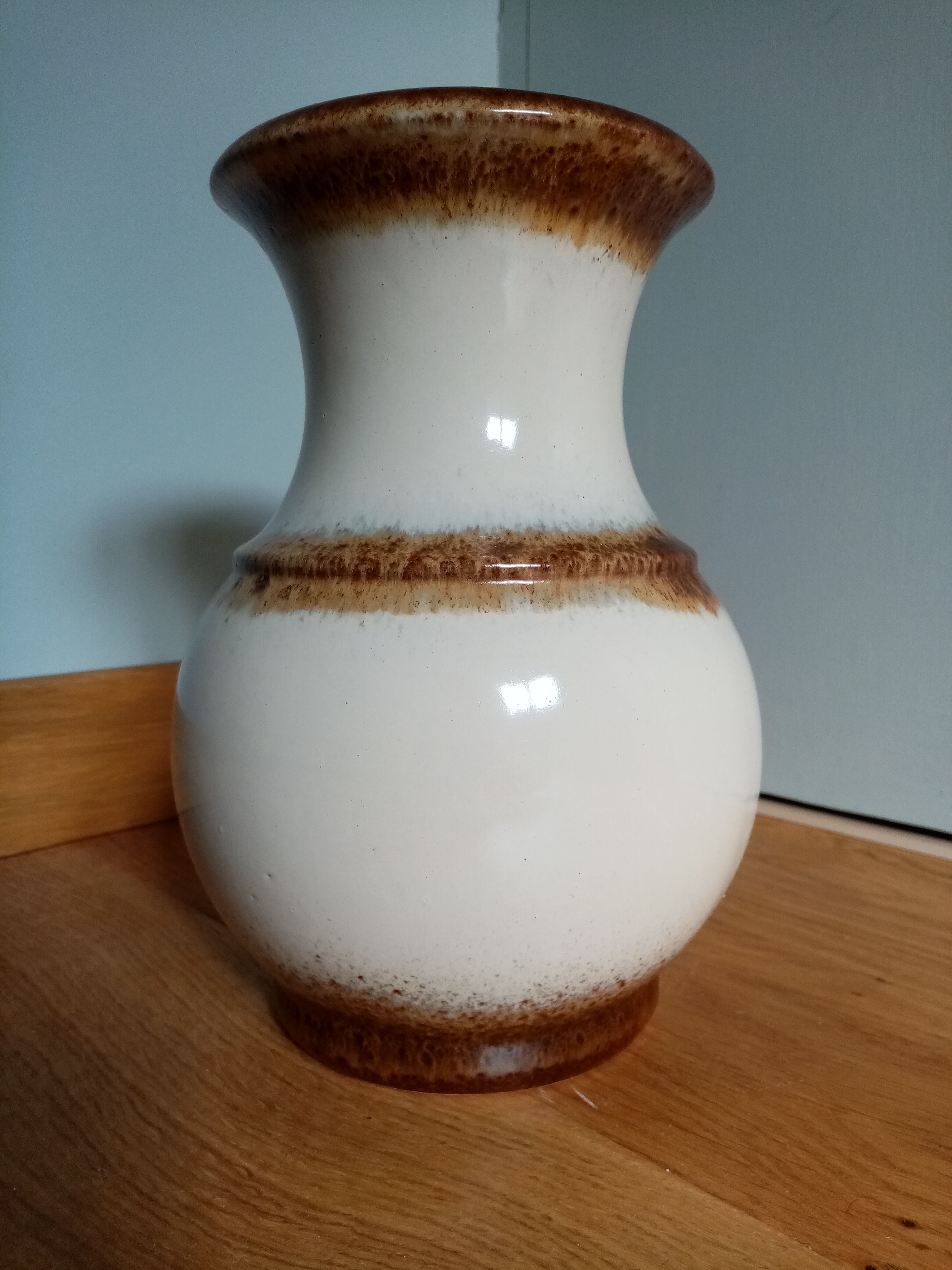 Scheurich Keramik West Germany 296-26 enamelled ceramic vase