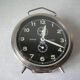 Old large mechanical alarm clock Peter Repeat Alarm chrome metal vintage retro decoration
