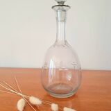 Vintage etched glass carafe