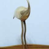 Ibis art déco en bronze doré 28cm