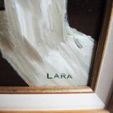 Old Still Life Painting Signed & Framed: Lara
