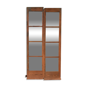 Double-leaf mirror (French window)
