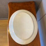 Plat faïence XIXe