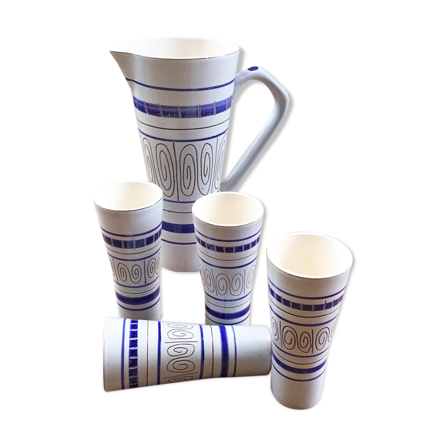 Ceramic lemonade service