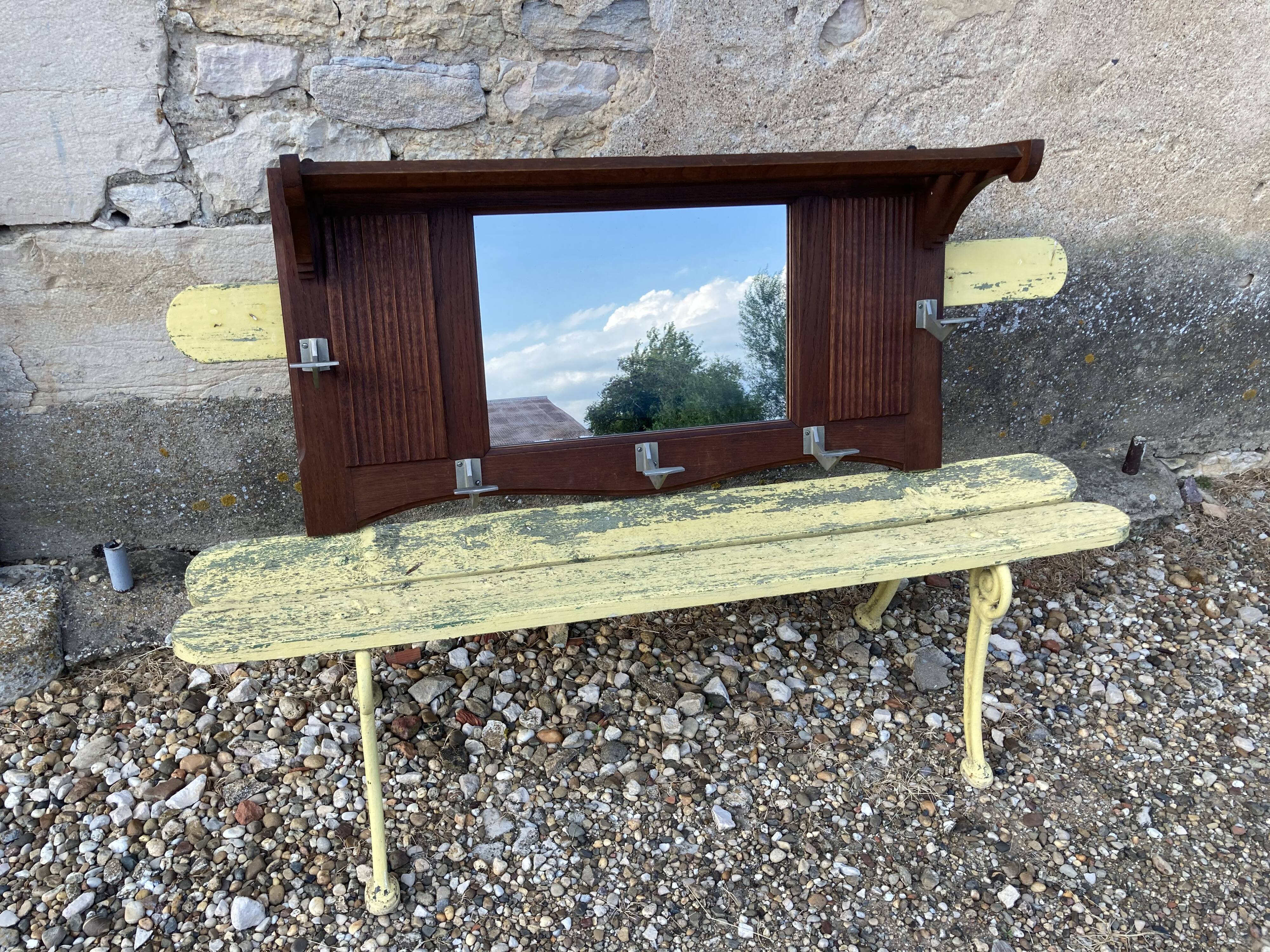 Art Deco coat rack