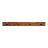 Vintage wall-mounted coat rack in rosewood from the 60s and 70s.