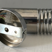 Wall light  in stainless steel, vintage design space age DLG Guzzini