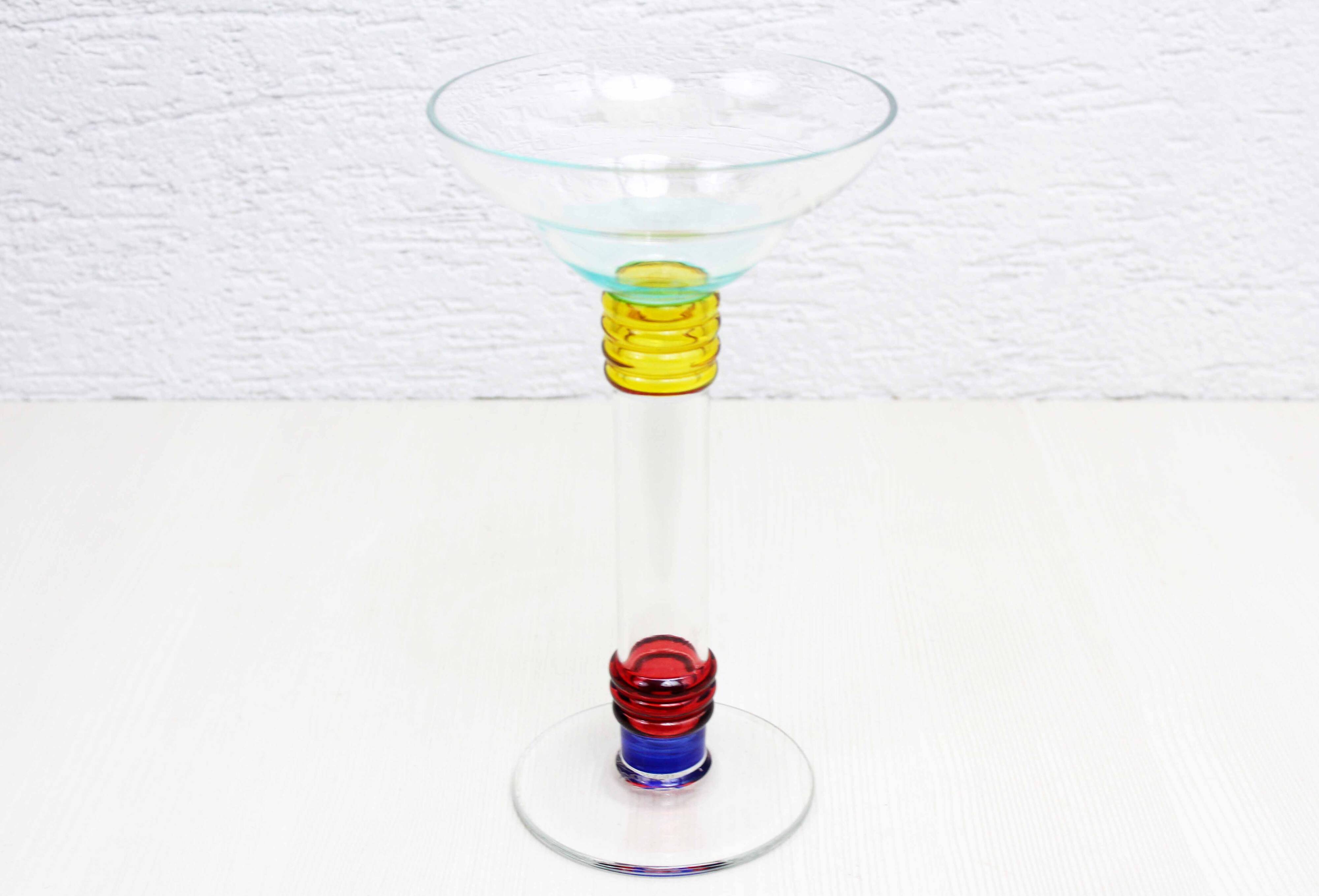 Memphis style candle holder by Leonardo 1990