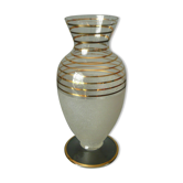 Granite and gold glass vase
