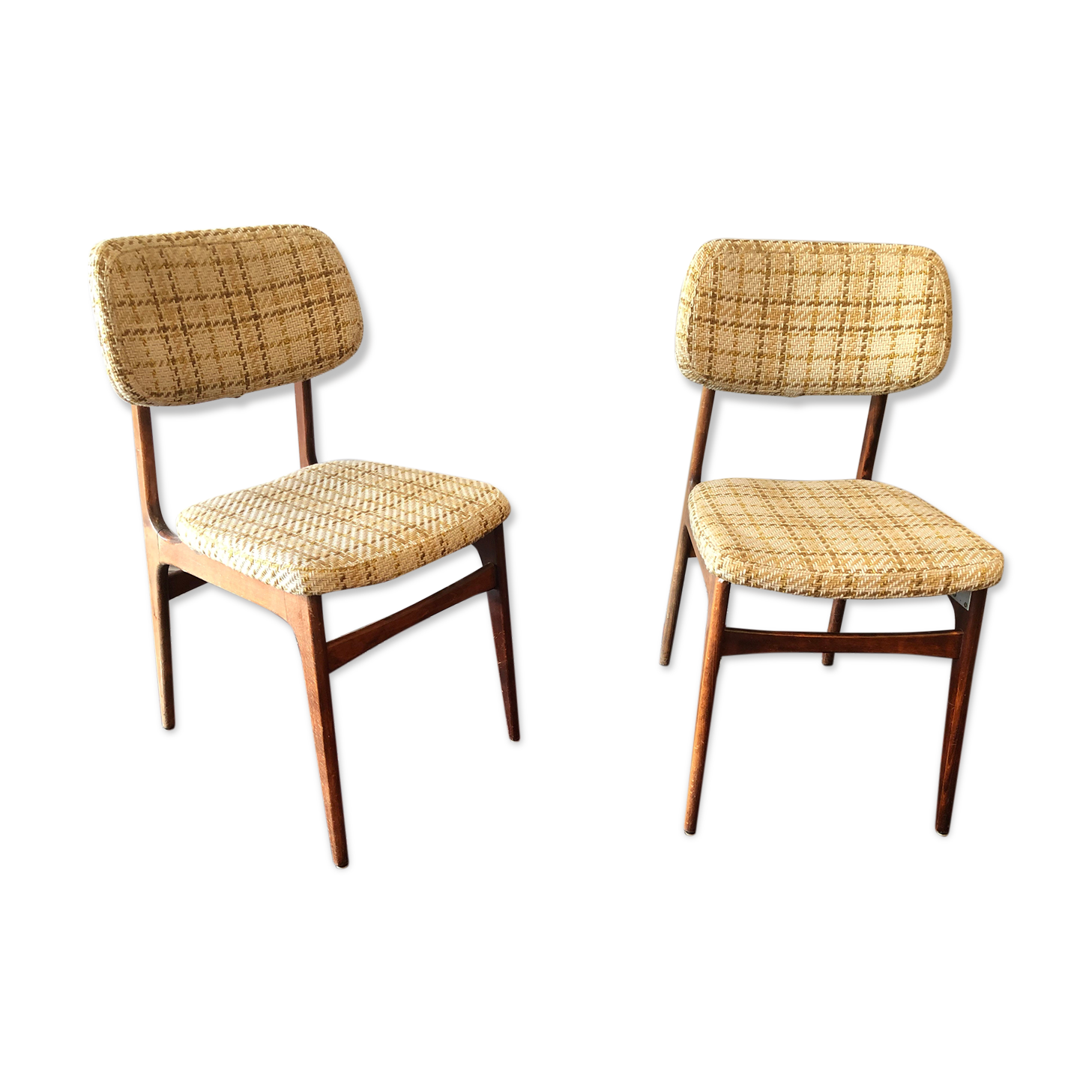 Duo de chaises années 60