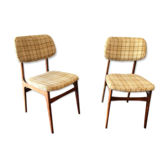 Duo of chairs 60s