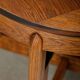 Dutch Art Deco Modernist Amsterdam School side table in Oak