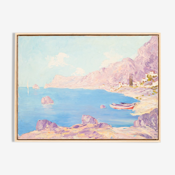 Sea Bay, huile sur toile, 78 x 58 cm