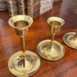 Set of vintage Scandinavian candlesticks