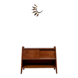 Oak shelf 1950 French modernist