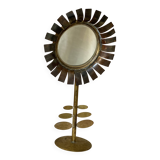 Flower mirror by Jean VINAY vintage 1950