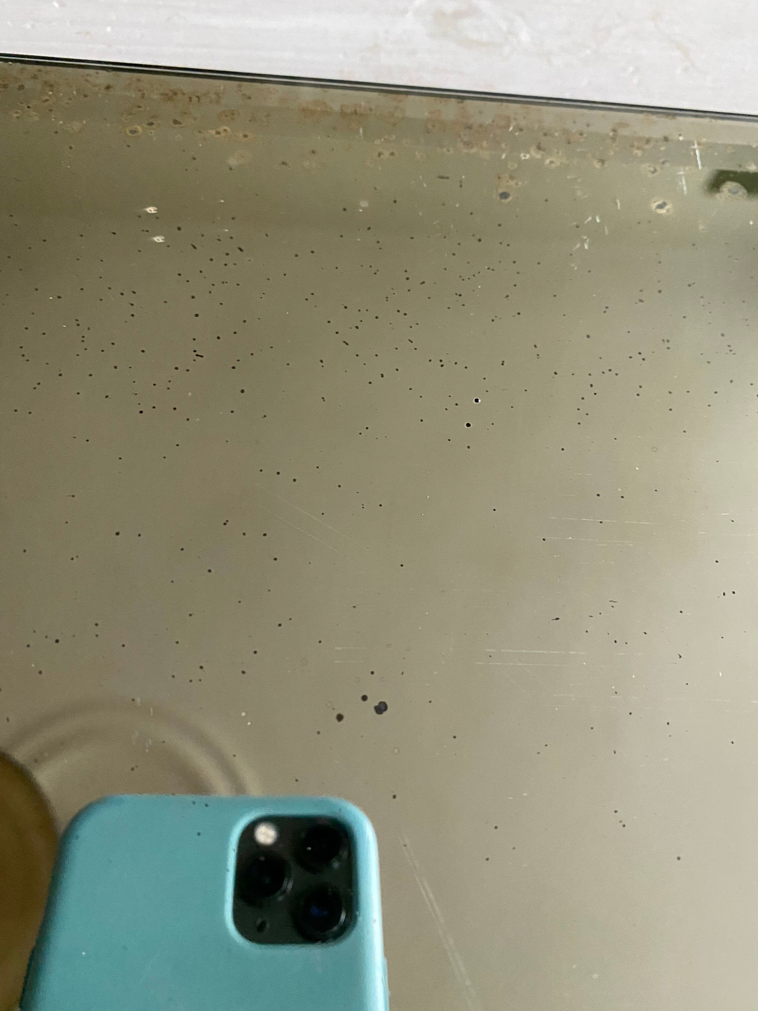 Wooden mirror 30s, 71x44 cm