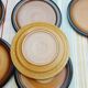 Meylan St Amand stoneware dessert plates