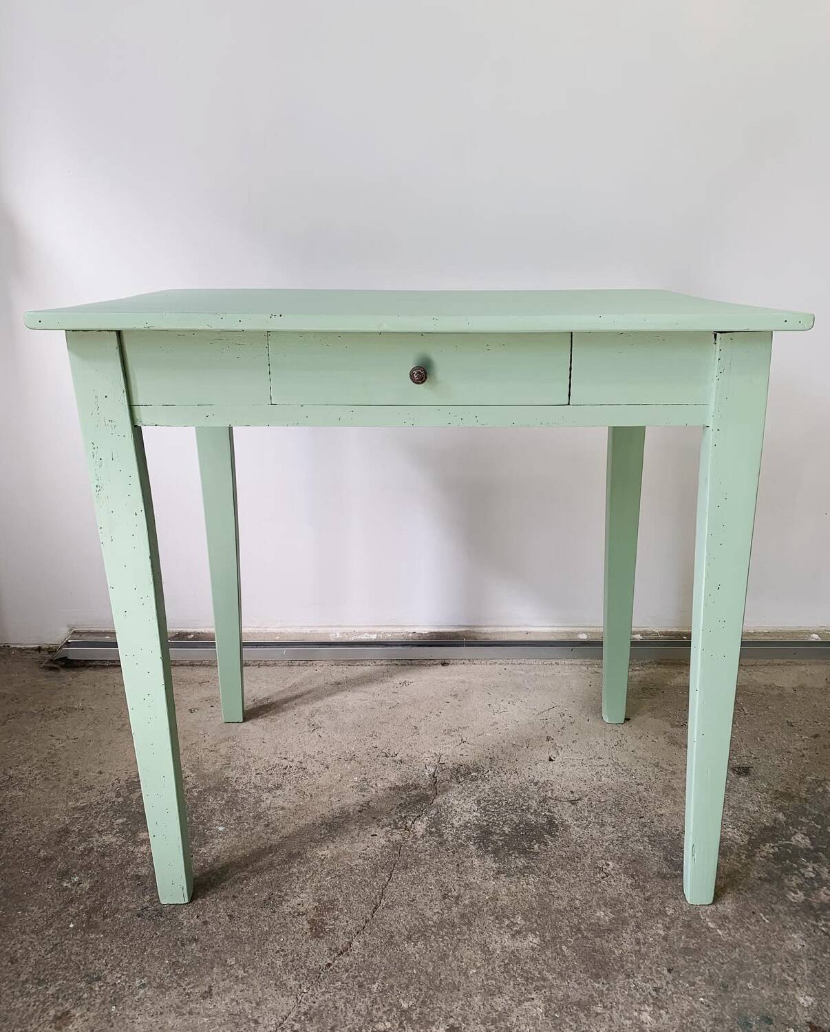 Old small renovated farm table