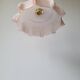 Pink opaline pendant light