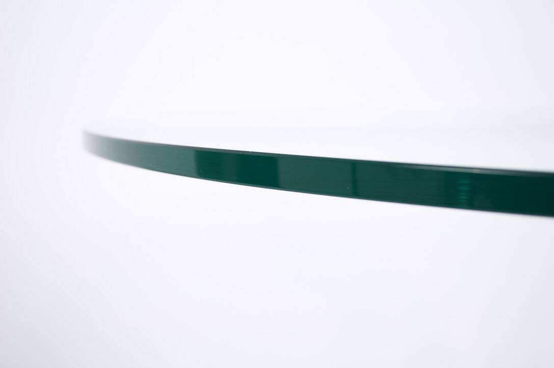 Italian marble dining table, chrome steel and glass, 70s