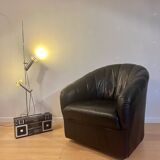 Black armchair