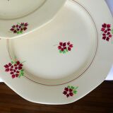 5 flat plates from the Moulin des Loups and Hamage model Paul 220539