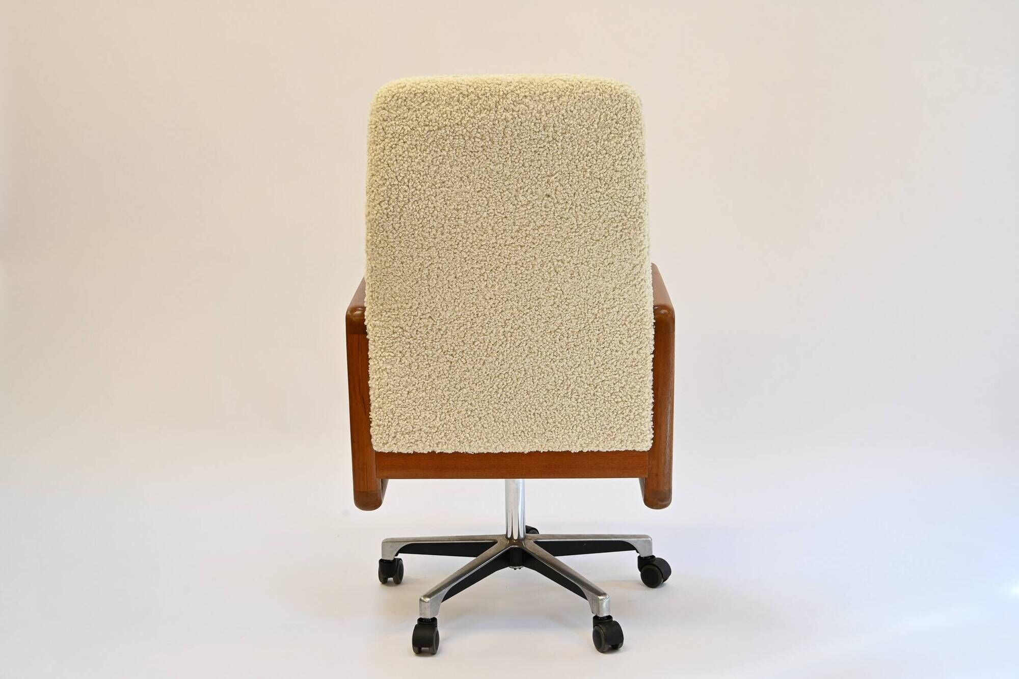 Teak office chair