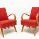 Pair of bentwood armchairs by Jaroslav Šmídek, 1960´s