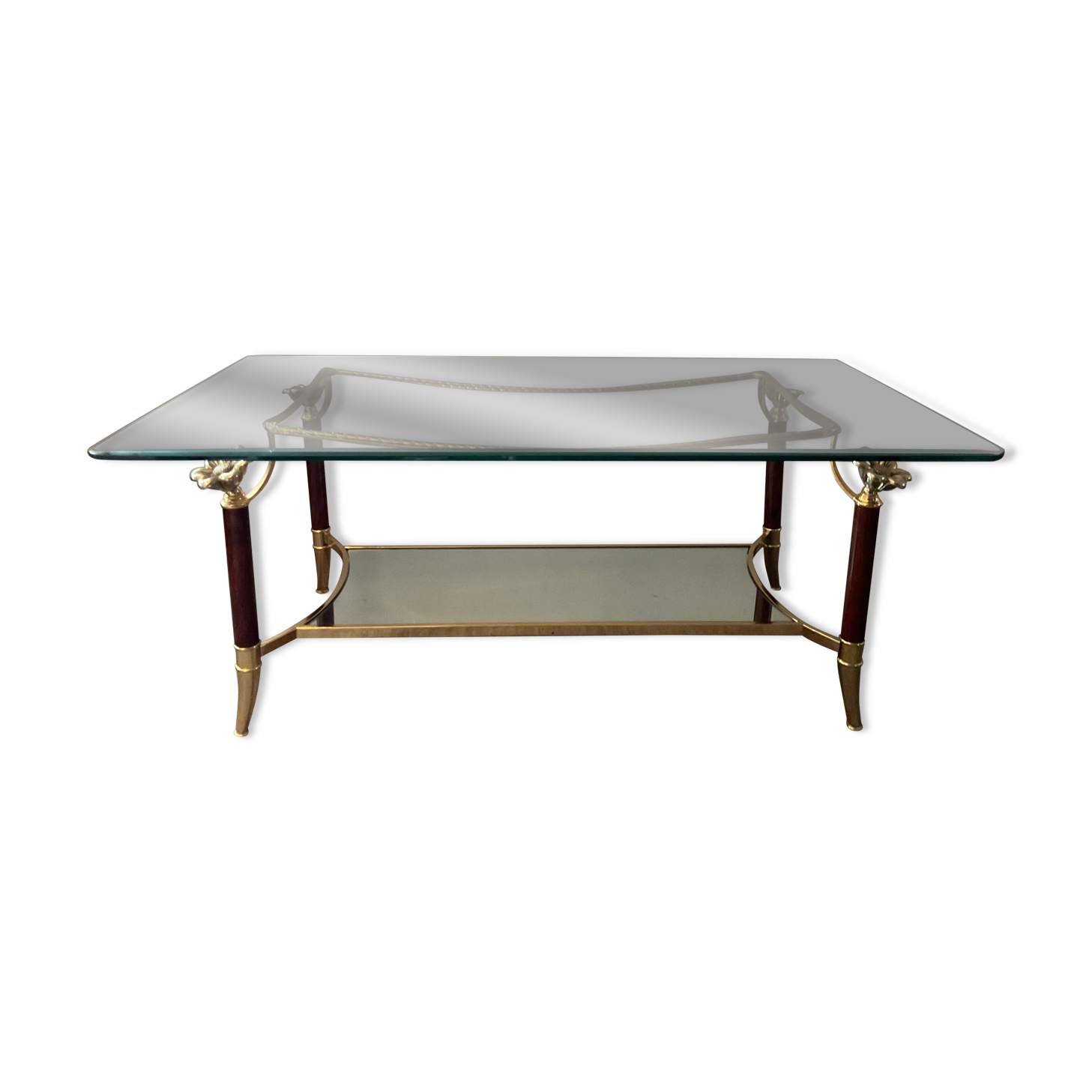 Italian coffee table Hollywood Regency style of the 70s