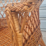 Children's chair in rattan and wicker