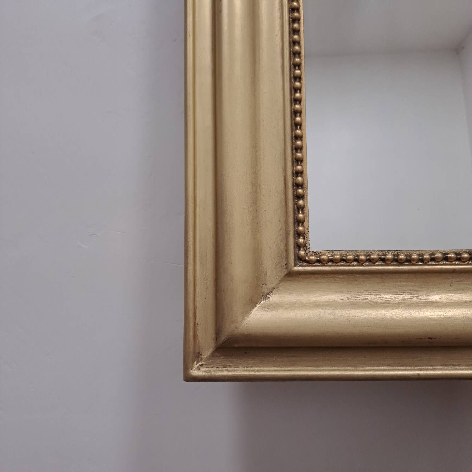 Louis Philippe mirror 105 x 77 cm old gilded