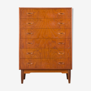 Commode danoise en teck, années 1960