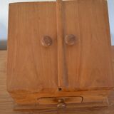 Wooden mail storage box