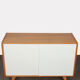 Commode à portes blanches par Jiri Jiroutek, modèle U-452, 1960