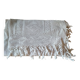 White cotton bedspread, Old crochet bed throw with flower patterns