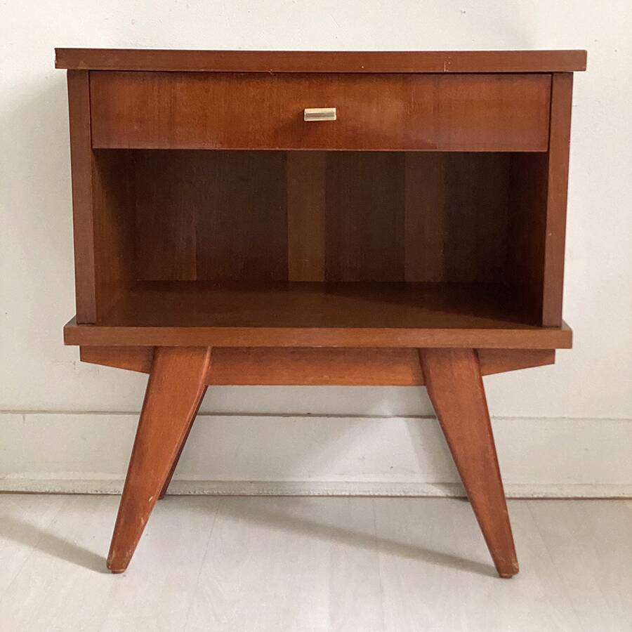 Vintage 60's bedside table