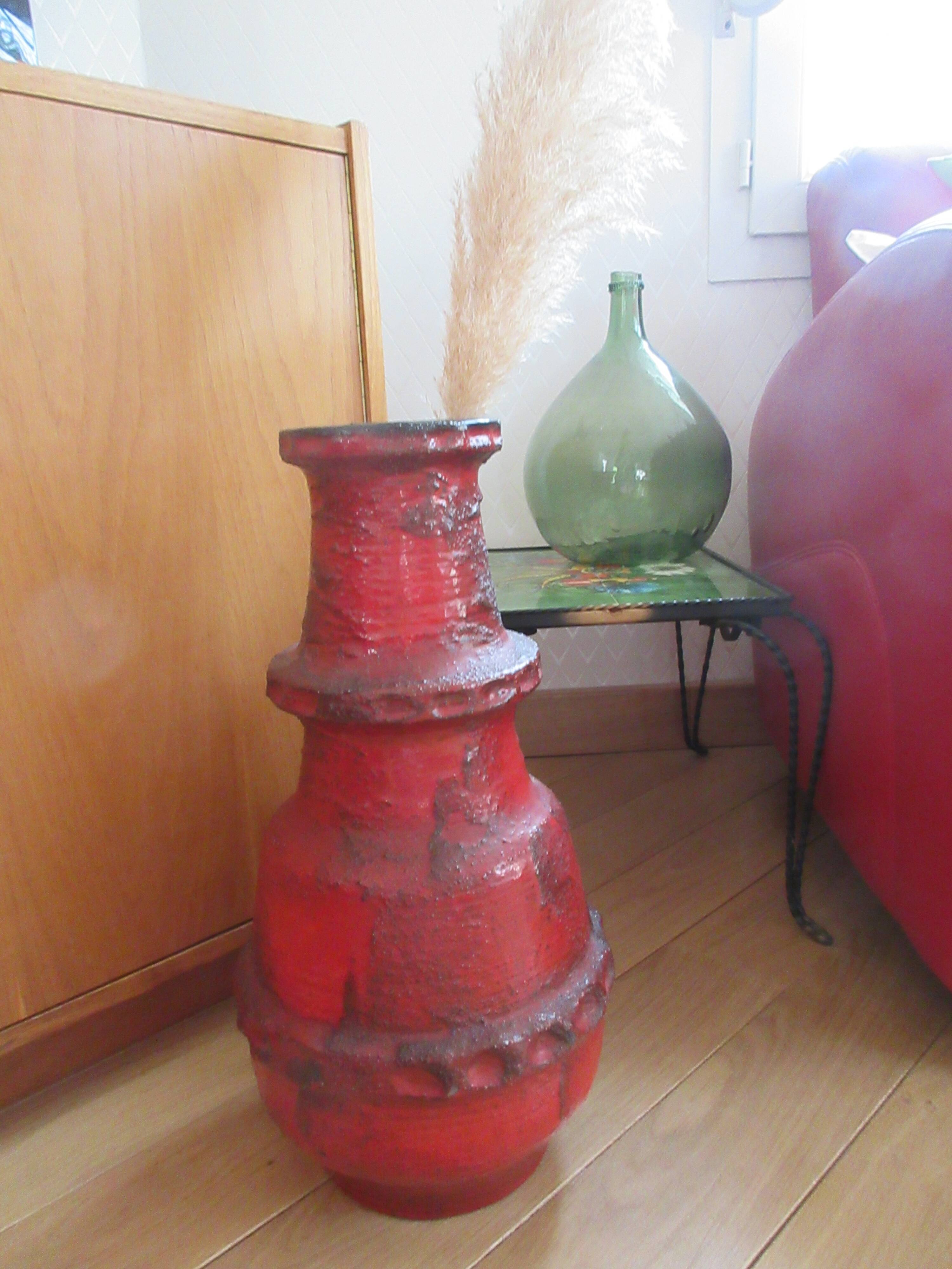 Red vase 50cm Carstens Tunnieshof