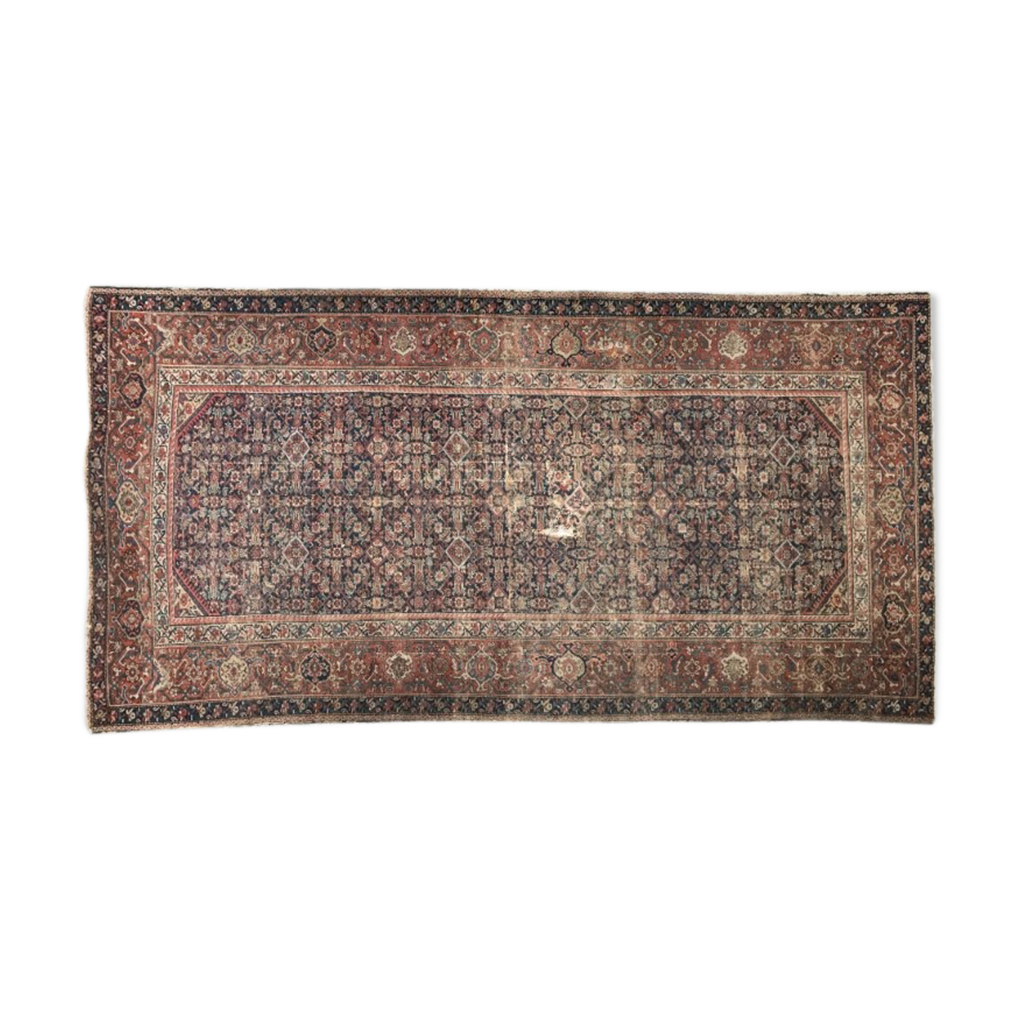 Former carpet Persian Ferahan 19th century handmade 156 X 306 CM